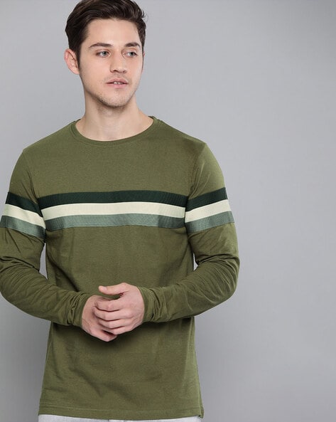 Buy Olive Tshirts for Men by DIFFERENCE OF OPINION Online