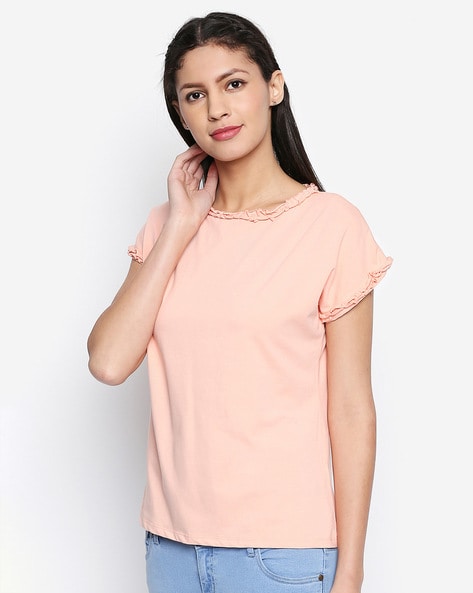 Buy Nude Pink Tops for Women by Honey by Pantaloons Online