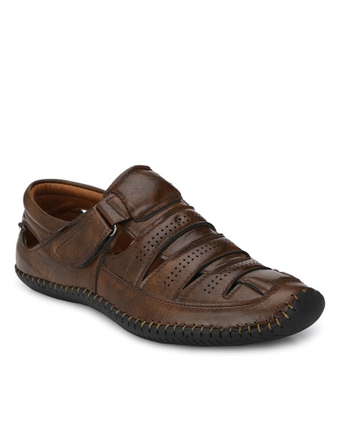 afrojack sandals with velcro fastening