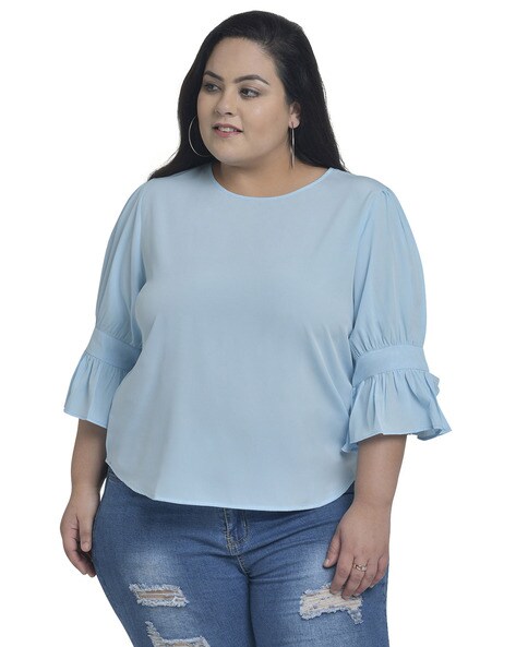 MARTINI Relaxed Fit Top with 3/4th Sleeves
