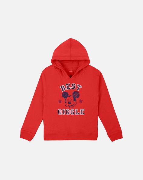 Buy Red Sweatshirts & Hoodie for Girls by KIDSVILLE Online 