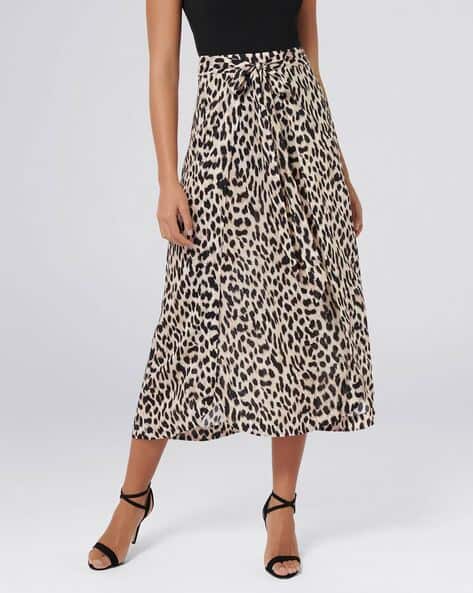 leopard skirt forever new