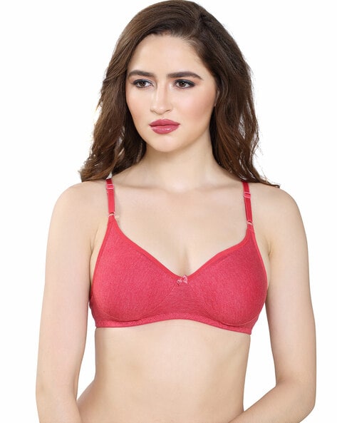 Buy Pink Bras for Women by EVOLOVE Online