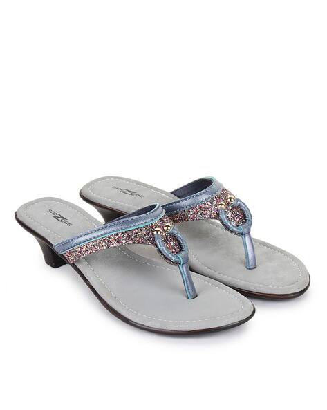grey heels sandals