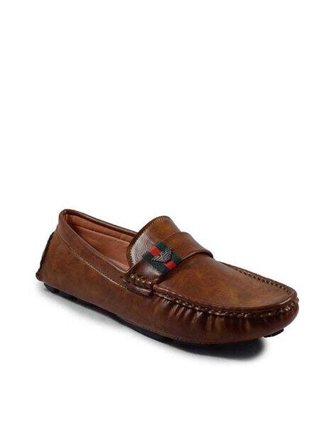 Loafers with Textured Detail