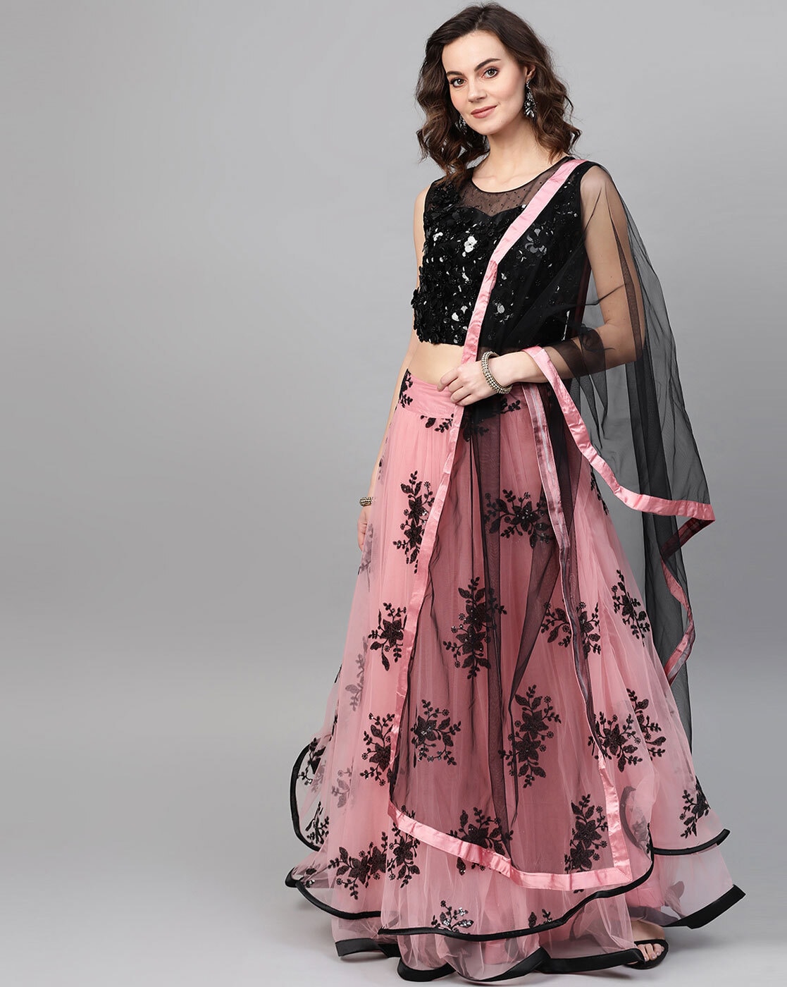 Buy Pink Lehenga Choli Sets for Women by CHHABRA 555 Online | Ajio.com