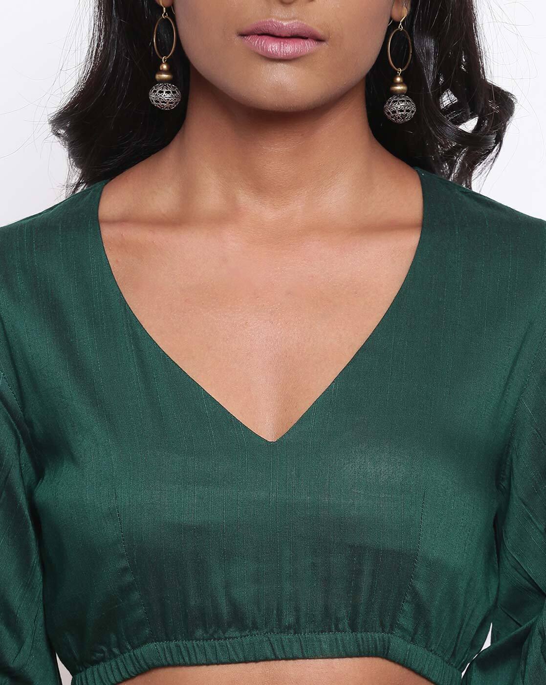 Buy Green Blouses for Women by Truebrowns Online | Ajio.com