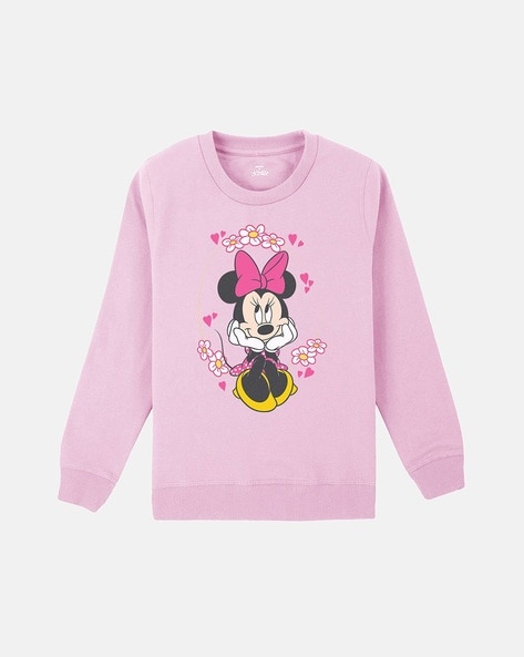 Ladies minnie mouse on sale sweatshirt