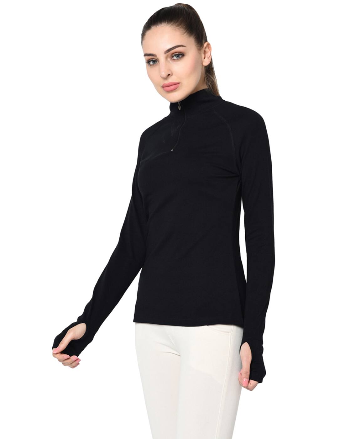 Buy Black Tshirts for Women by 