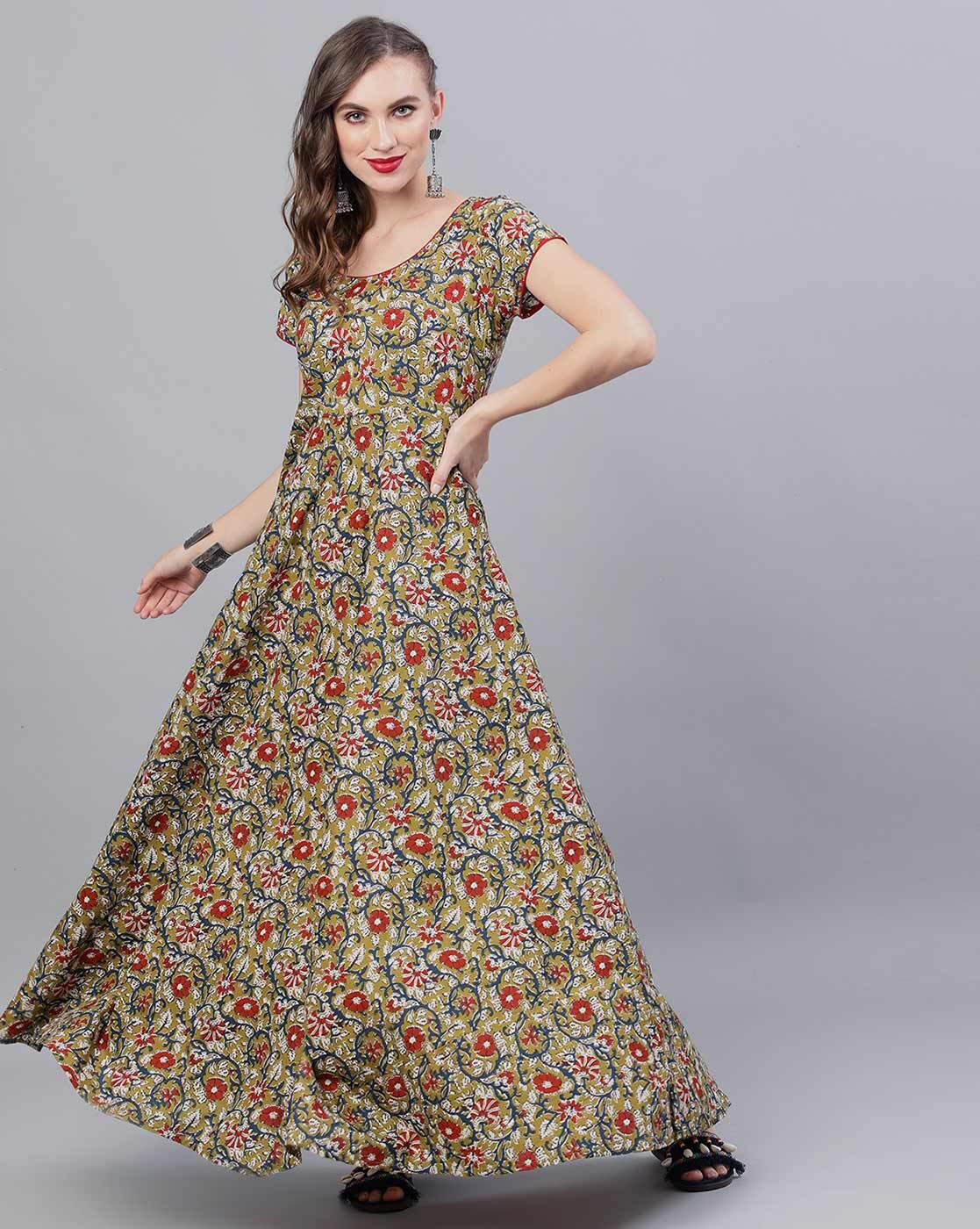Buy Green Dresses for Women by AKS Online