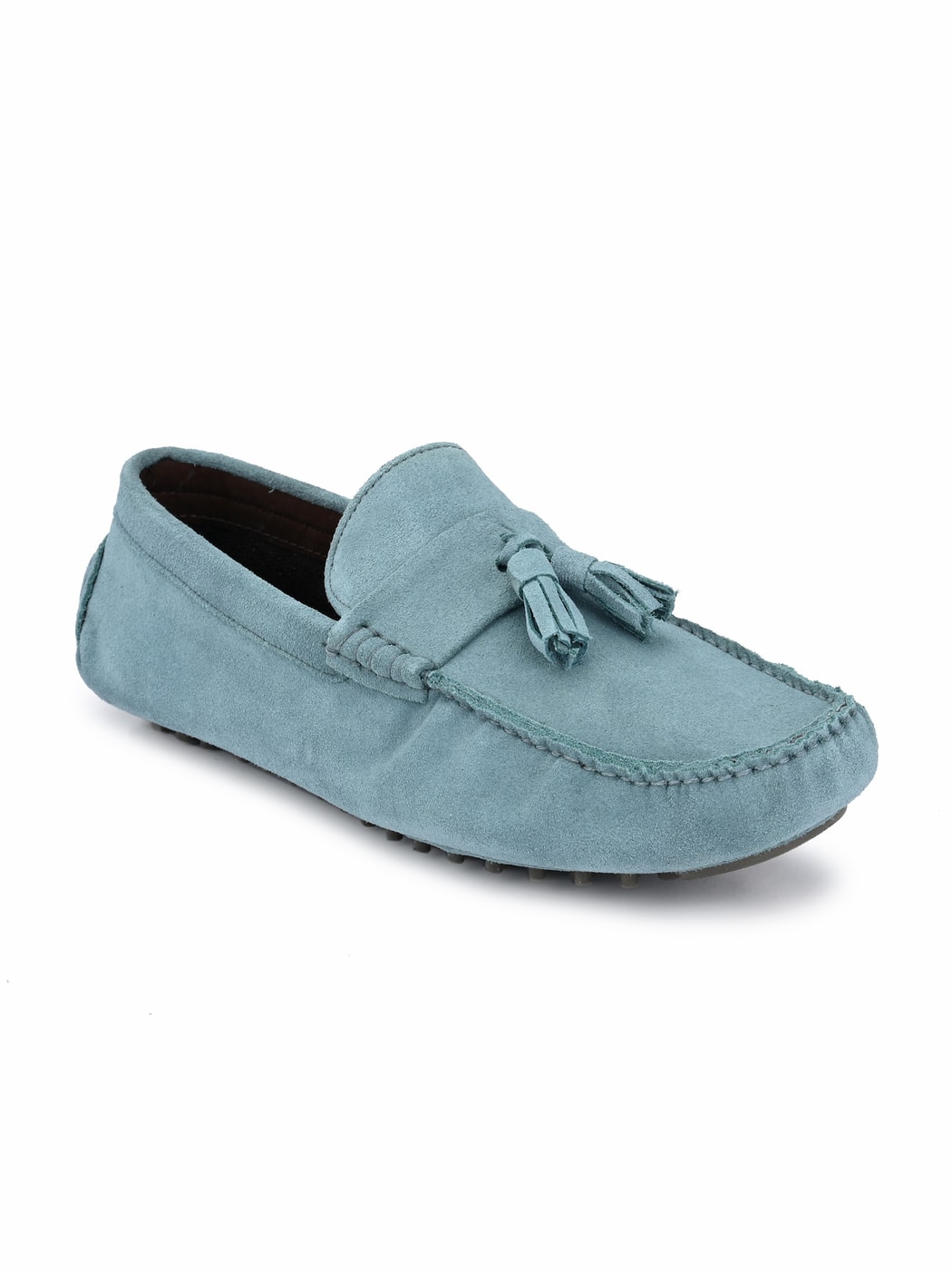 sky blue loafers