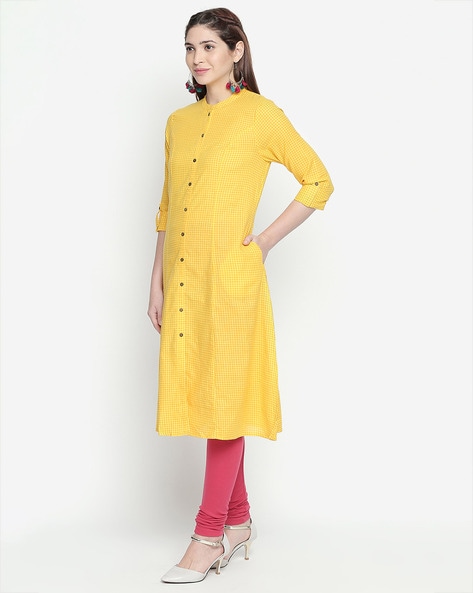 Buy Yellow Kurtas for Women by Rangmanch by Pantaloons Online