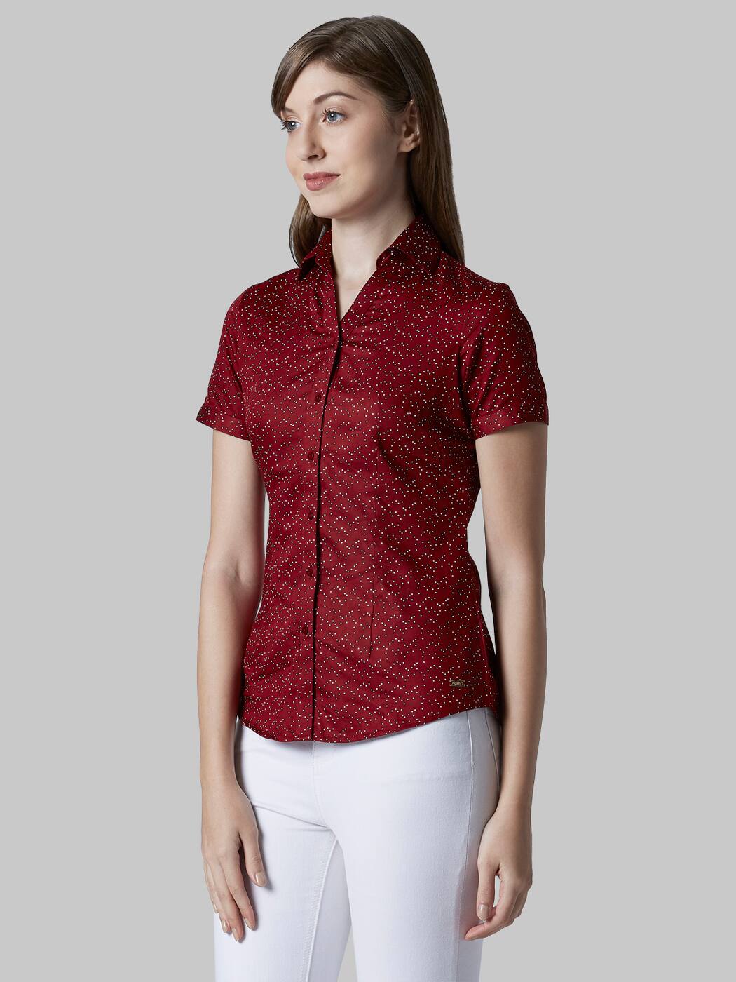 Buy Dark Maroon Shirts for Women by 