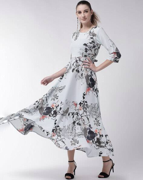 maxi dresses online ajio