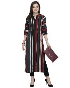 kurti with stripes