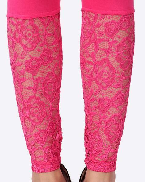 Buy Hot Pink Leggings for Women by LGC 