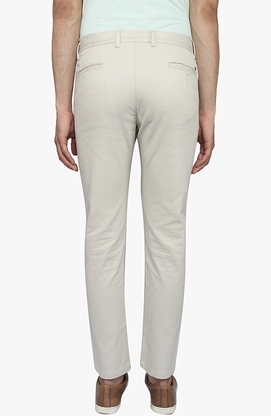 mens cream skinny trousers