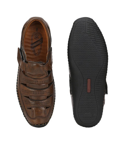afrojack sandals with velcro fastening