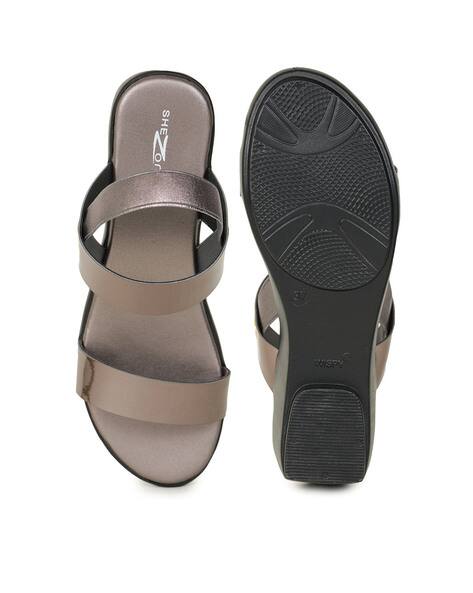 gray sandals with heels