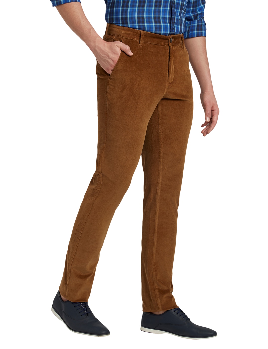 Corduroy Chino|men's Stretch Corduroy Pants - Skinny Fit, Zipper Fly,  Casual Trousers