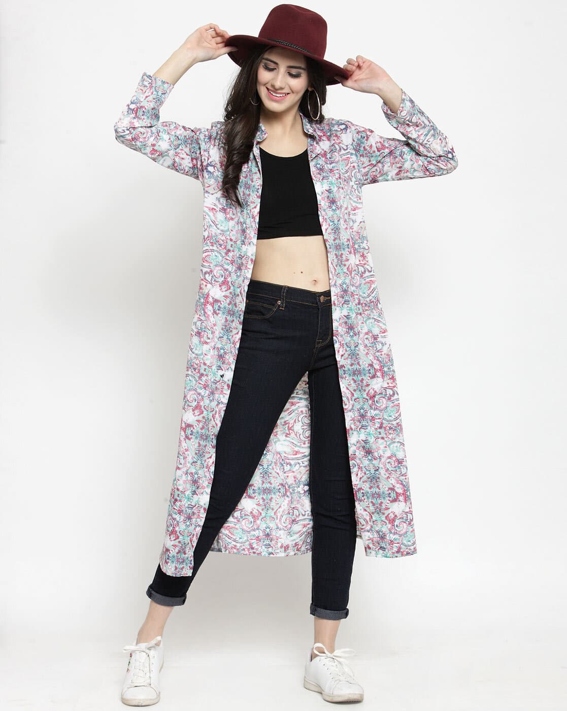 next pink padded jacket