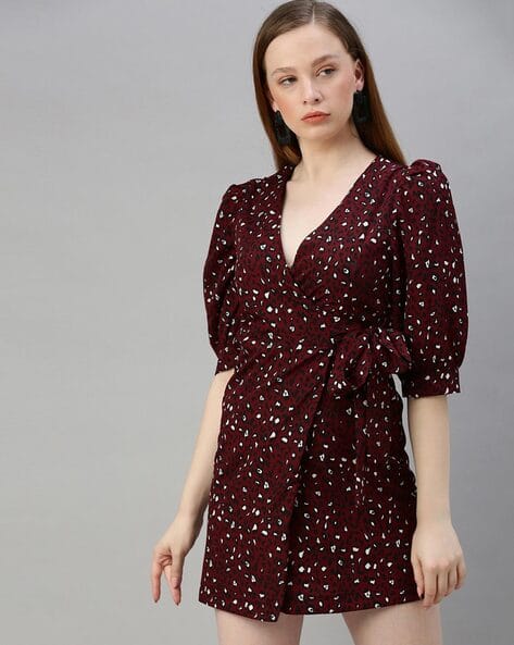 Buy Burgandy Dresses for Women by Sera Online