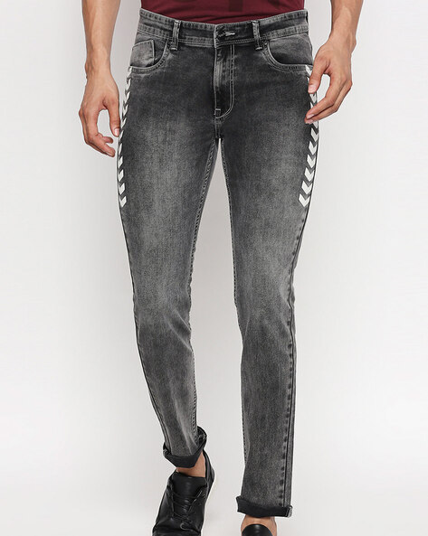SF Jeans Men Slim Fit Full Length Blue Jeans - Selling Fast at Pantaloons .com