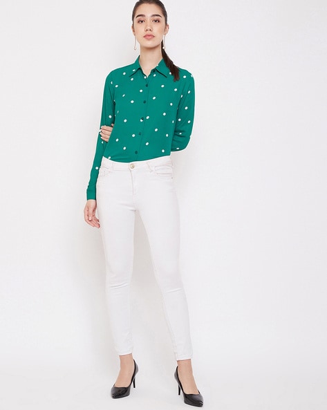 Buy Green Shirts for Women by PURYS Online