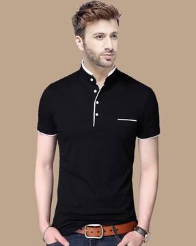 Buy Black Tshirts for Men by REYA 