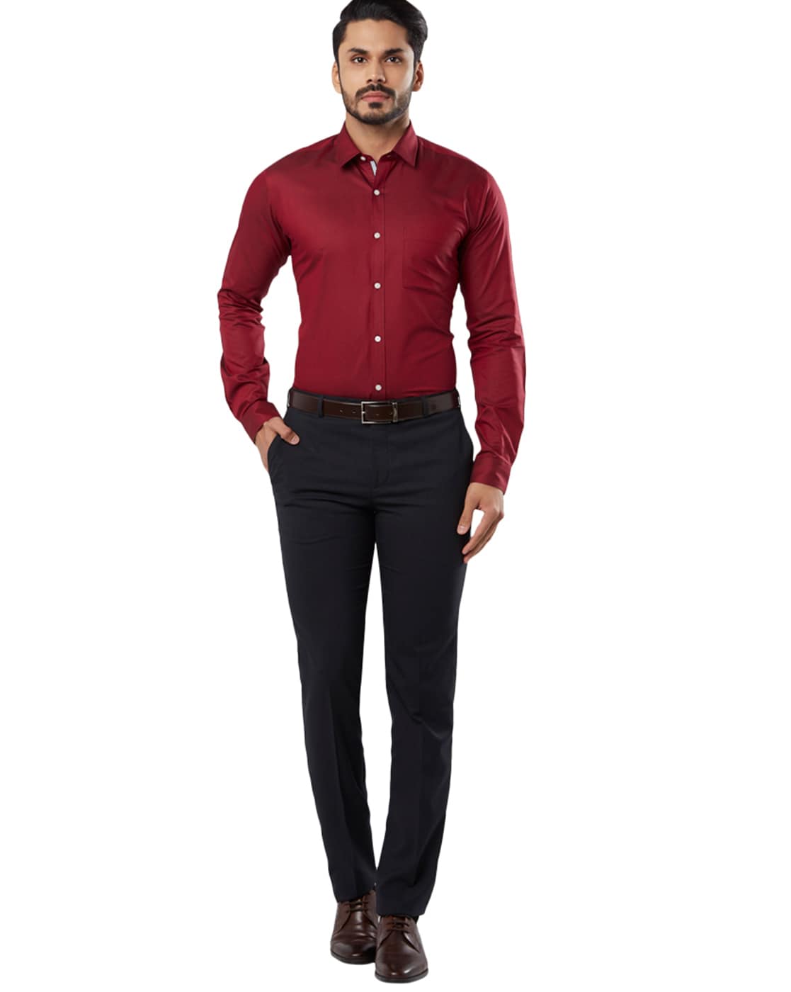 BG TEX Men Solid Casual Maroon Shirt - Buy BG TEX Men Solid Casual Maroon  Shirt Online at Best Prices in India | Flipkart.com