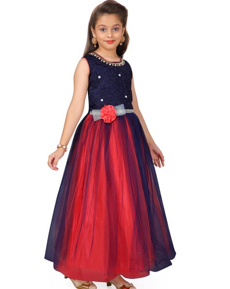 ladies net gown dress