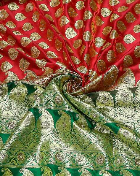 Hand Stone Work Handloom Banarasi Bridal Wedding Saree Brocade Blouse  Handwork at Rs 4175 in Varanasi