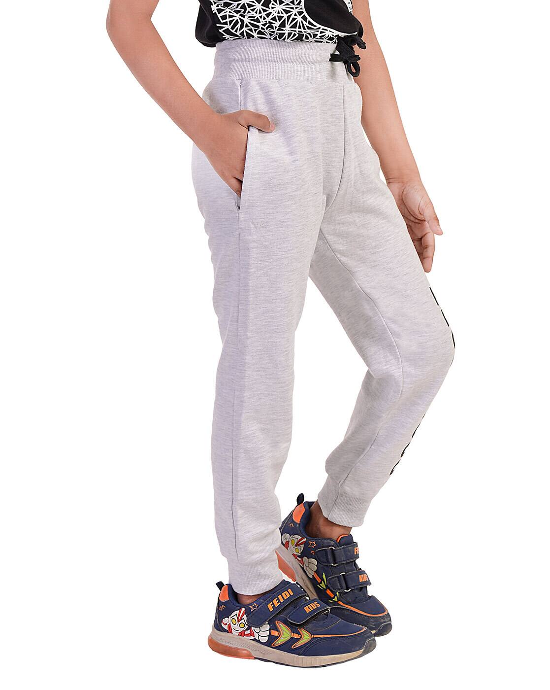 Buy Grey Track Pants for Boys by RHYTHM 