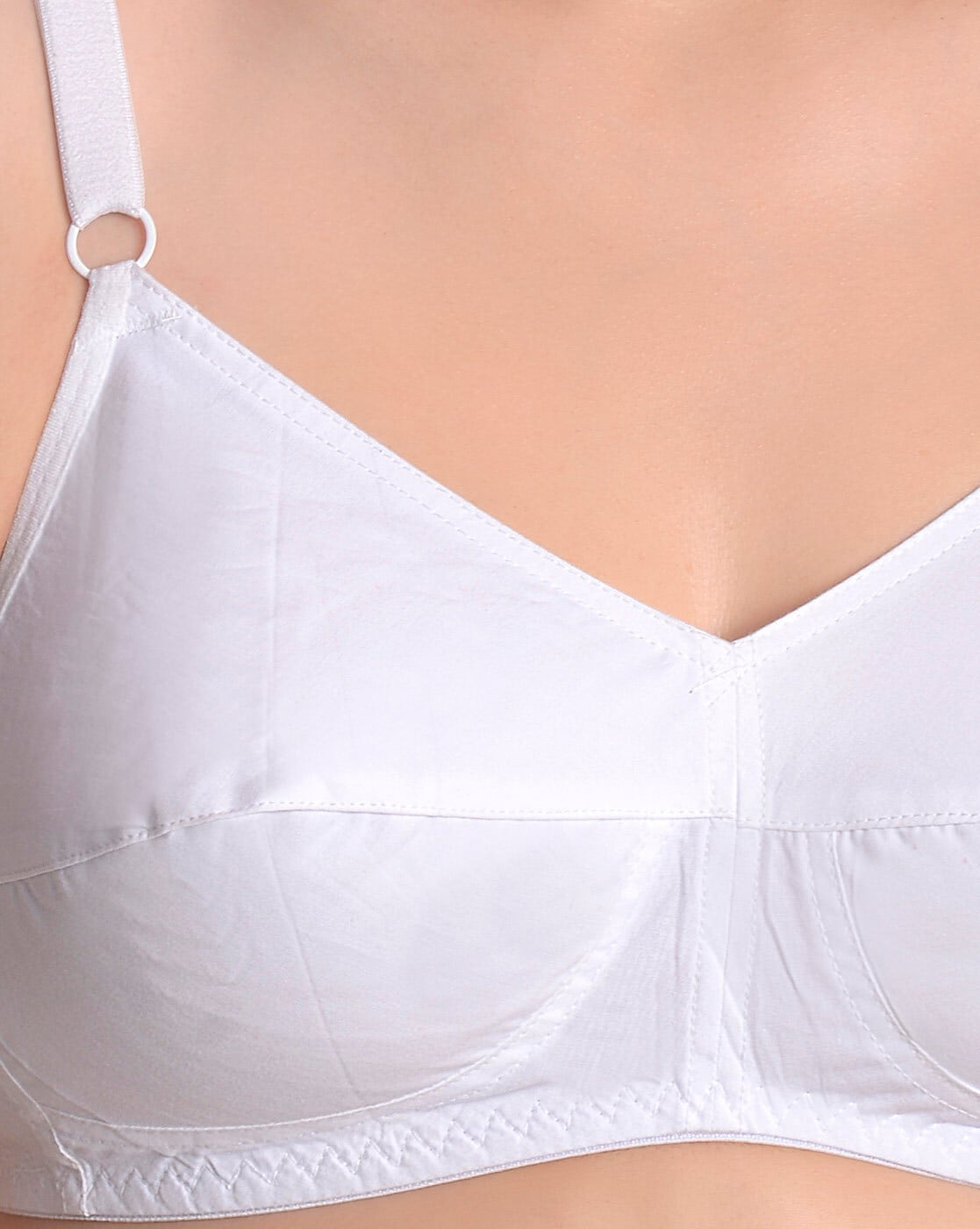 Buy Featherline 100% Pure Cotton Perfect Fitted Non Padded Women's Teenager  Bras (Elastic Straps) Online In India At Discounted Prices
