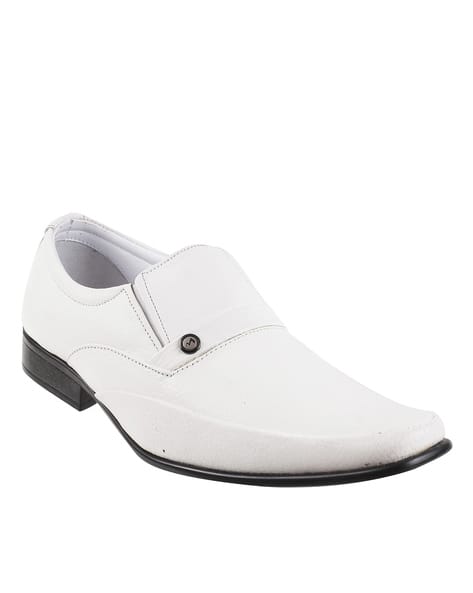 formal white shoes