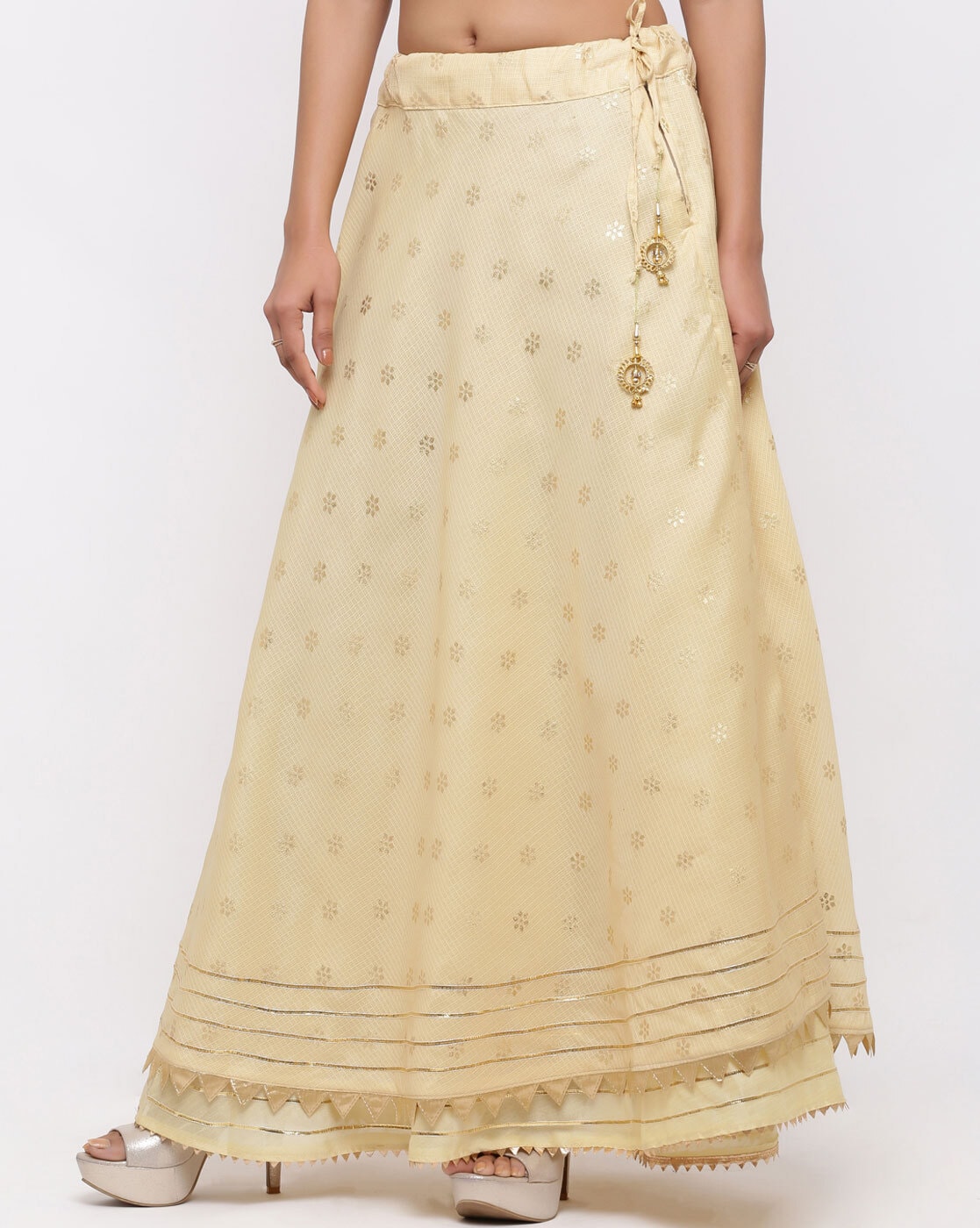 Beautiful Light Yellow Tissue And Chiffon Lehenga Choli With Pink Dupatta  SUUDL2413 | Indian fashion, Indian outfits, Indian dresses