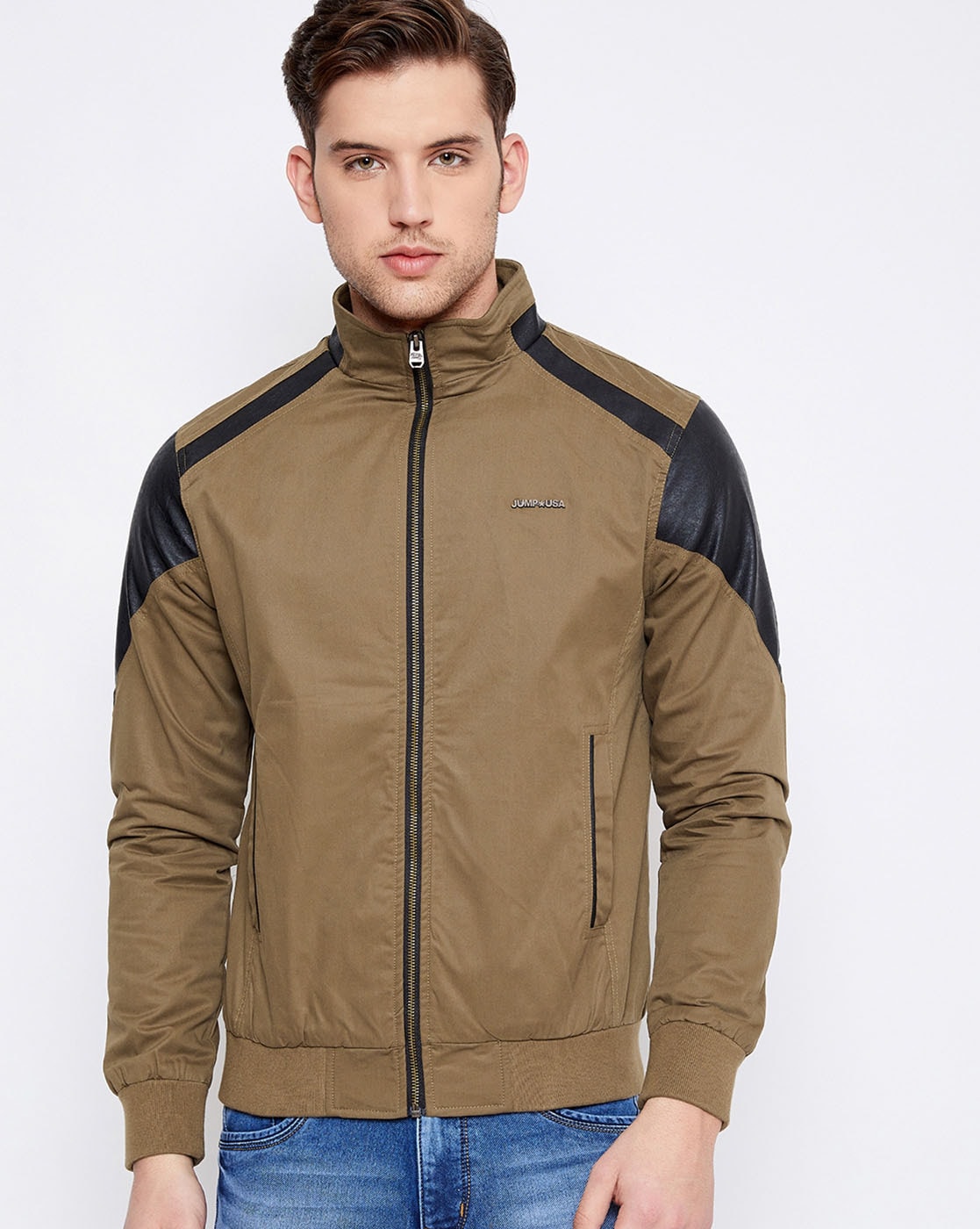 Buy online Men Hooded Casual Jacket from Jackets for Men by Jump Usa for  ₹800 at 72% off | 2024 Limeroad.com