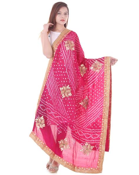 Embellished Dupatta with Embroidered Accent Price in India