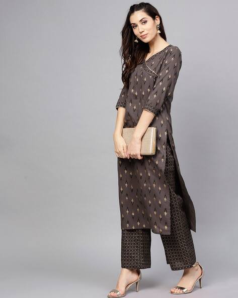 Buy Grey Kurta Suit Sets for Women by 