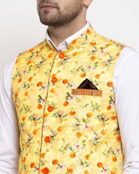 Yellow 2025 floral jacket