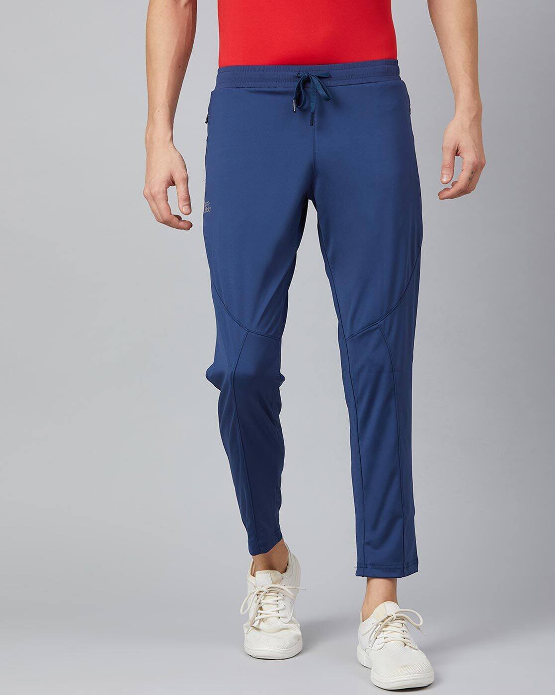 Buy Navy Blue Track Pants for Men by 