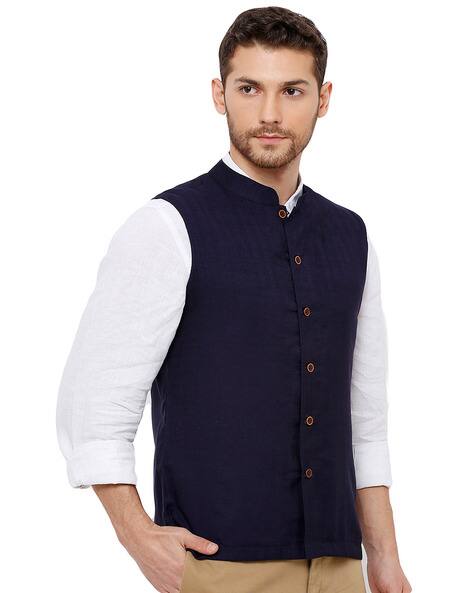 dark blue modi jacket