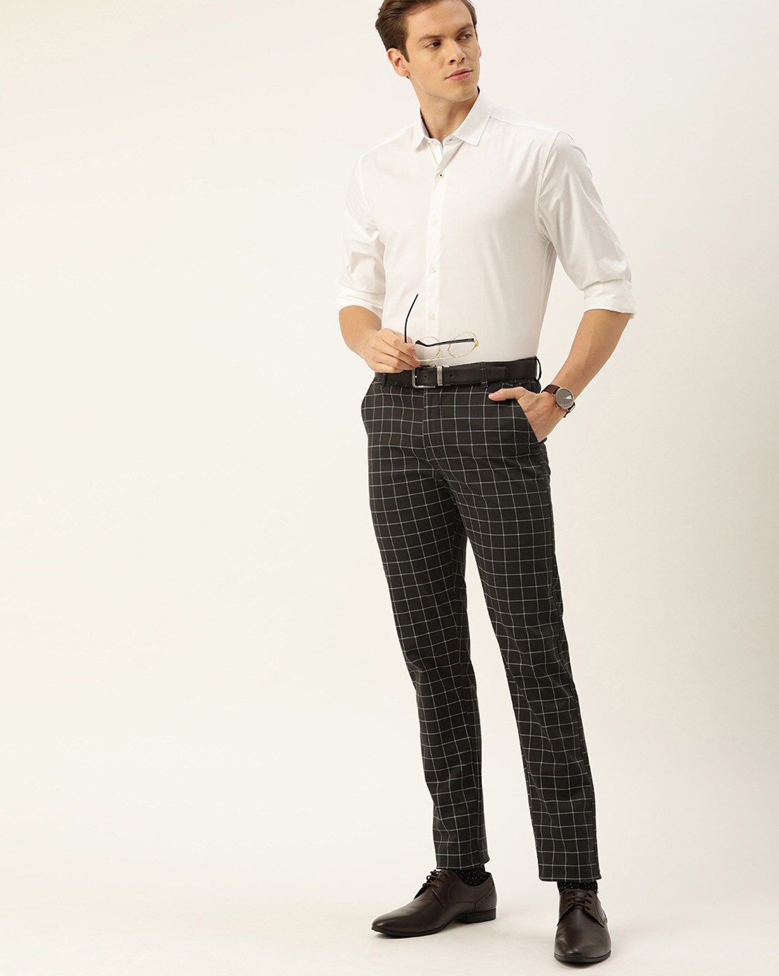 Hancock Slim Fit Men Grey Trousers - Buy Hancock Slim Fit Men Grey Trousers  Online at Best Prices in India | Flipkart.com