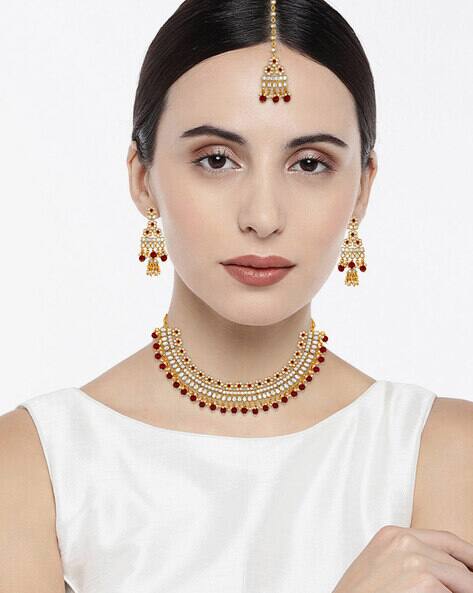 Buy Maroon FashionJewellerySets for 