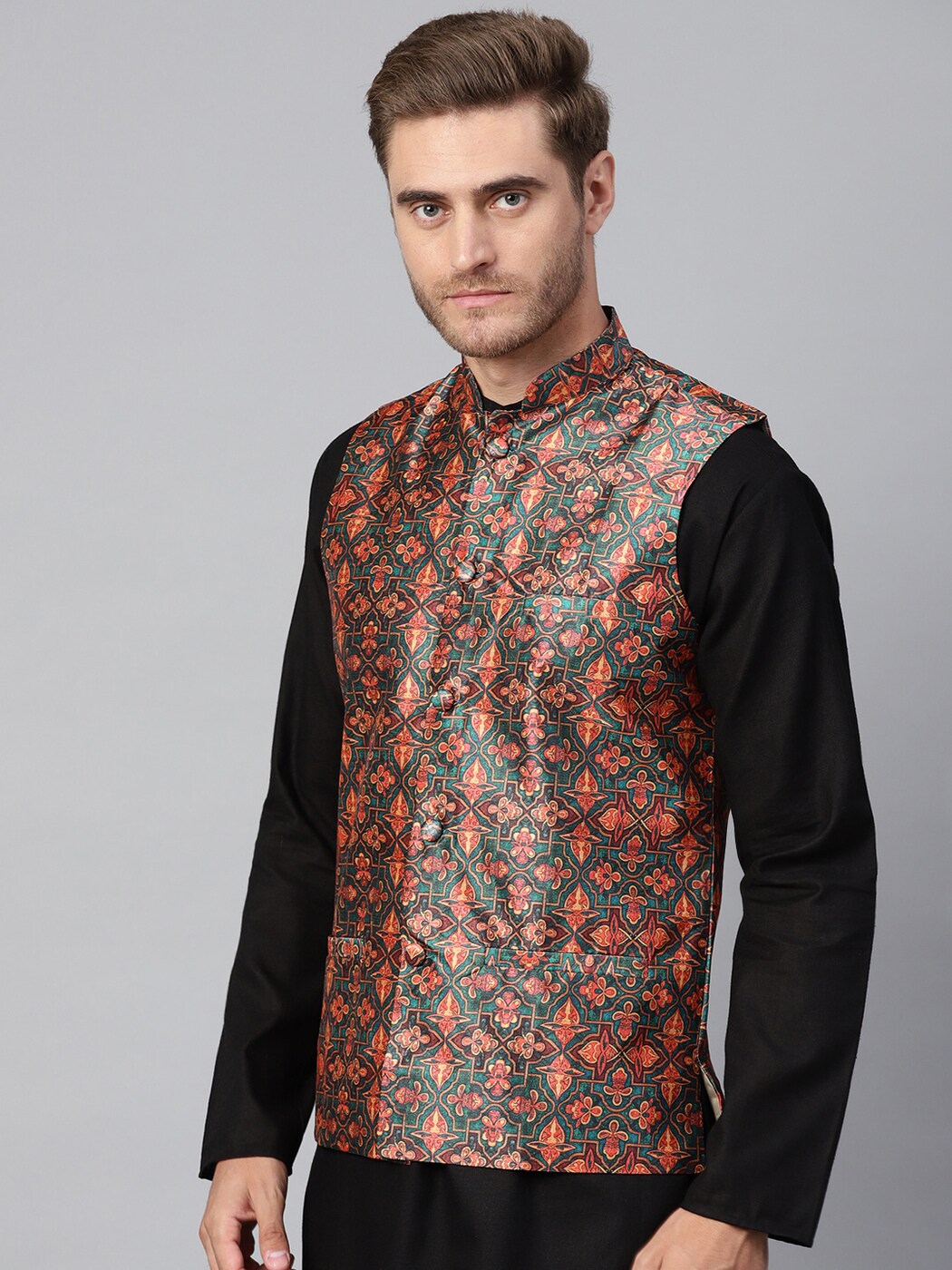 sleeveless jodhpuri jacket