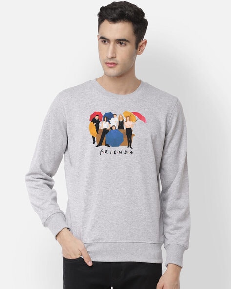 Grey friends outlet sweatshirt