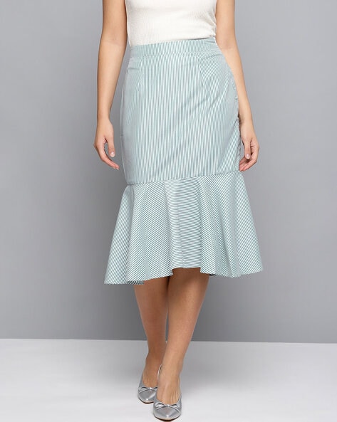 Wool Midi Skirts ,plaid Skirt, Knee length skirt 1342 – XiaoLizi-suu.vn