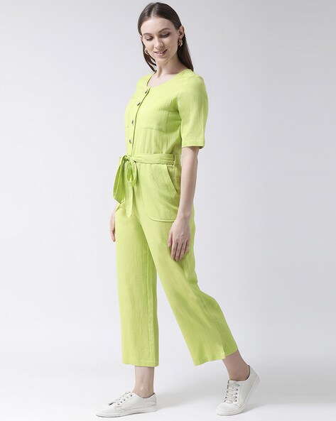 Lime green cheap jumpsuit womens