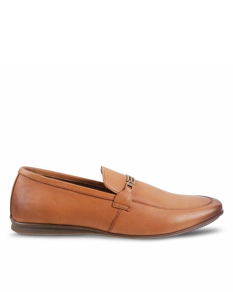 Buy Mochi Men Brown Formal Moccasin Online