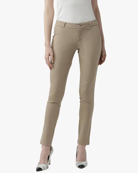 khaki skinny ankle pants